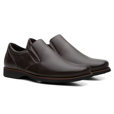 Sapato Masculino Esporte Fino Floater Mouro (c/ El... - COUROETERRA