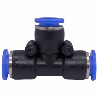 Conexão Engate Rápido Pneumática Tee Mangueira / Tubo 8,0 Mm
