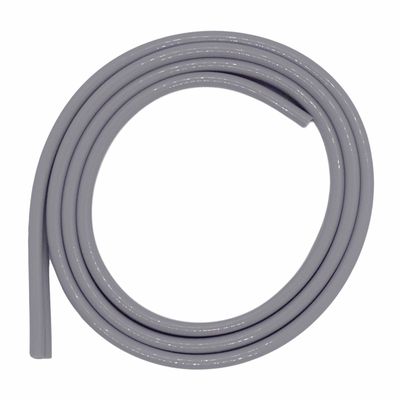 Mangueira Dupla Cinza para Pedal Cinza 6,3 X 3,3mm Pu