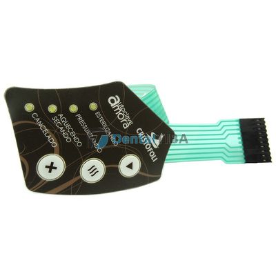 Teclado Led C/cabo Flat Autocl Cristofoli Amora Marrom