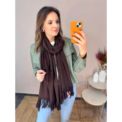 Pashmina Lã - Café - DONNA LELLA
