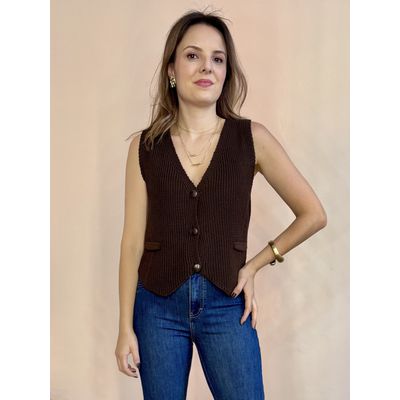 Colete Tricô - DONNA LELLA