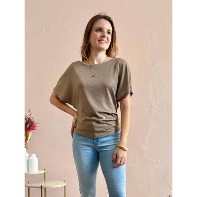 Blusa Lidia - Mocha - DONNA LELLA