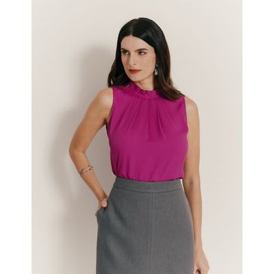 Blusa Fabiane - Fucsia - DONNA LELLA