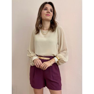 Blusa Luara - Baunilha - DONNA LELLA