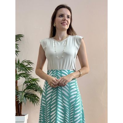 Blusa Joana - Areia - DONNA LELLA