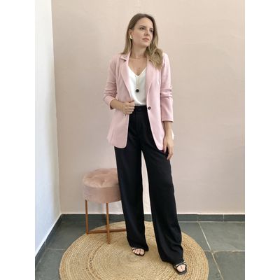 Blazer Olivia Alongado - Rosê - DONNA LELLA