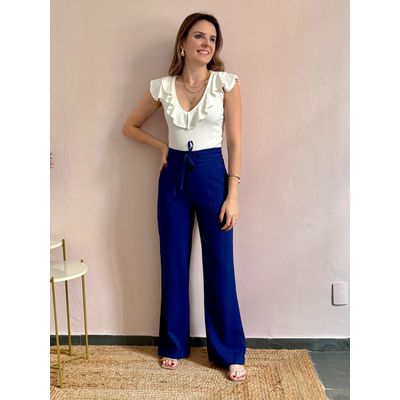Calça Dandara - Marinho - DONNA LELLA