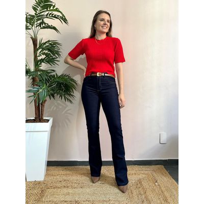 Calça Jeans Bootcut Clássica - DONNA LELLA