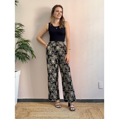 Calça Bordada - DONNA LELLA