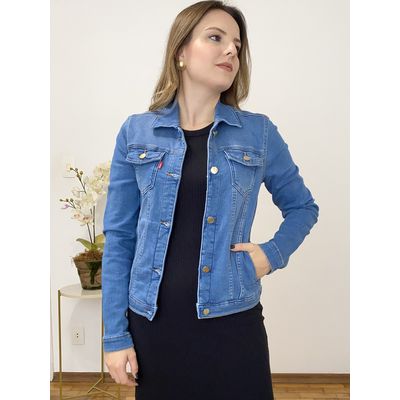 Jaqueta Jeans Malha Sarah - DONNA LELLA