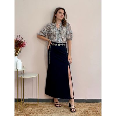 Saia Paloma Fenda Lateral - DONNA LELLA