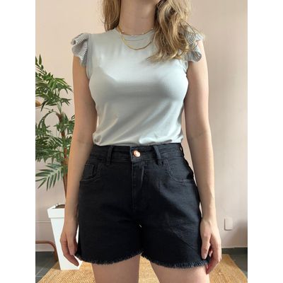 Shorts Jeans Preto - DONNA LELLA