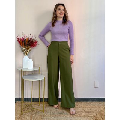 Calça Ale - Oliva - DONNA LELLA