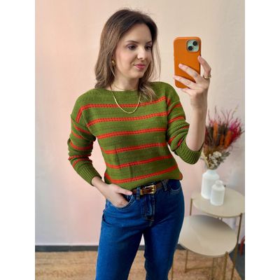Tricô Lara Listrado - DONNA LELLA