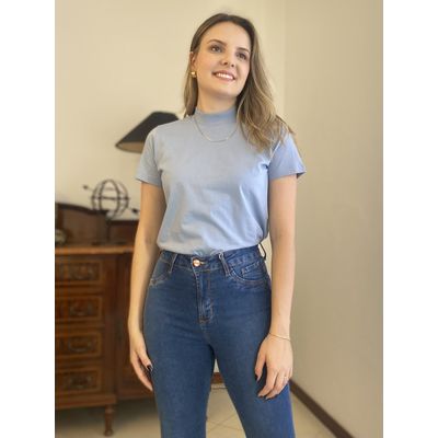 Blusa Alice Algodão - Azul - DONNA LELLA