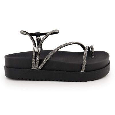 Sandalia Flatform Isa Preto - Shopfran