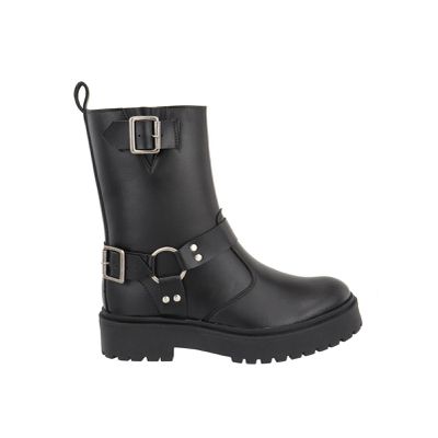 Coturno Biker Boots Preto - Shopfran