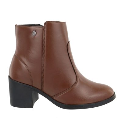 Bota Cano Baixo Caramelo - Shopfran