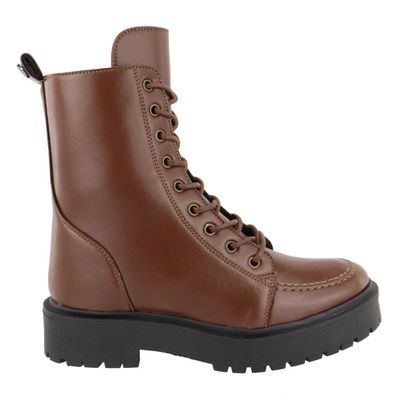 Coturno Tratorado Militar Caramelo - Shopfran