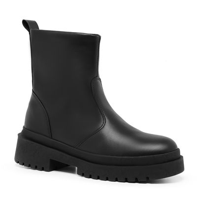 Coturno Feminino Chelsea Preto - Shopfran