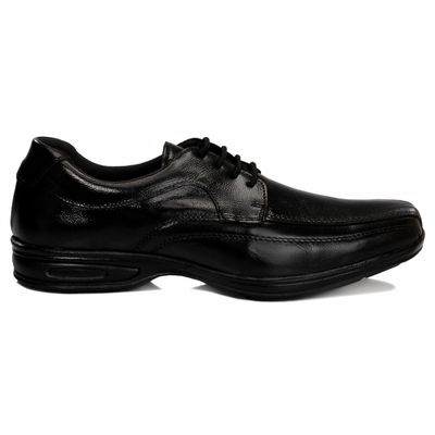 Sapato Social Masculino Em couro Preto - Shopfran