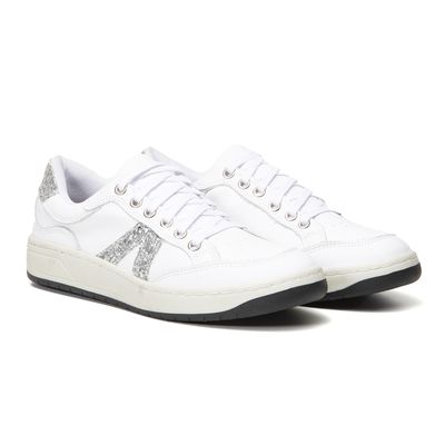 Tênis Feminino Couro Branco Maira - Shopfran