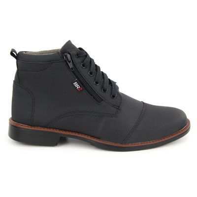Bota Casual Masculino Preto - Shopfran