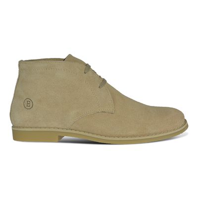 Bota Desert Feminino em couro camurça areia-Franca... - ESCRETE