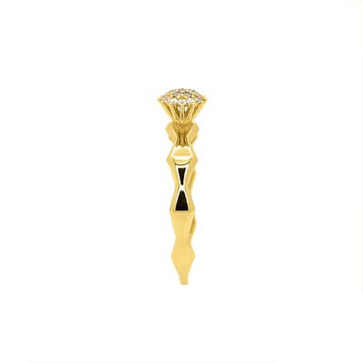 Anel De Ouro 18k Secret