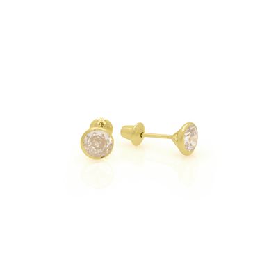 Brinco Masculino Individual De Ouro 18k Áurea 3,0mm - 104117 - Fábrica do Ouro ®️