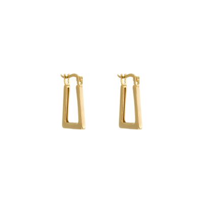 Brinco De Ouro 18k Argola Lunar - 103717 - Fábrica do Ouro ®️