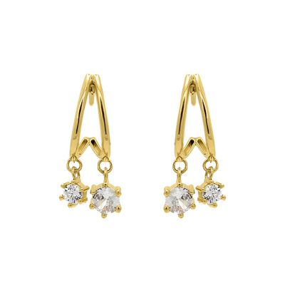 Brinco De Ouro 18k Pop - 103748 - Fábrica do Ouro ®️