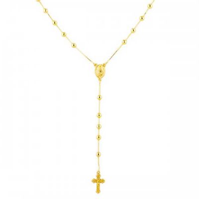 Rosário De Ouro 18k De 3,0mm Com 60cm - 100298 - Fábrica do Ouro ®️