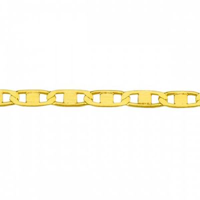Corrente De Ouro 18k Piastrine de 2,0mm Com 70cm