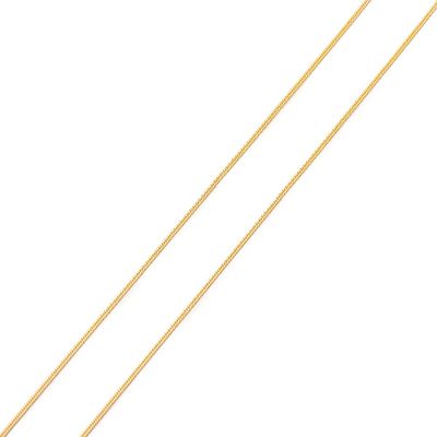 Corrente De Ouro 18k Groumet De 1mm Com 50cm - 101036 - Fábrica do Ouro ®️