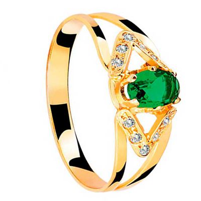 Anel De Formatura De Ouro 18k Mianmar - Feminino