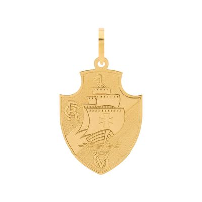 Pingente De Ouro 18k Time Vasco Grande - 101989 - Fábrica do Ouro ®️
