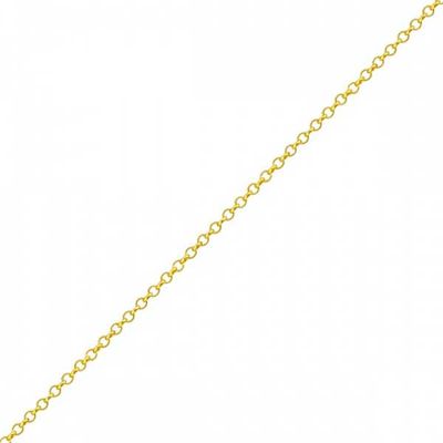 Tornozeleira De Ouro 18k Português De 1,1mm Com 24cm - 100783 - Fábrica do Ouro ®️