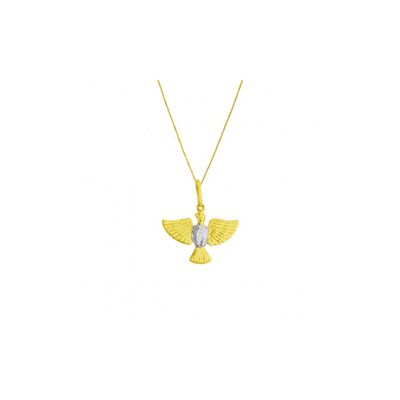 Pingente De Ouro 18k Espírito Santo De 15mm