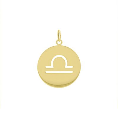 Pingente De Ouro 18k Signo Libra - 103113 - Fábrica do Ouro ®️
