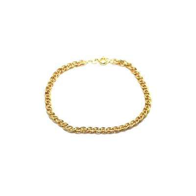 Pulseira De Ouro 18k Romana De 20cm Com 4,4mm - 100577 - Fábrica do Ouro ®️