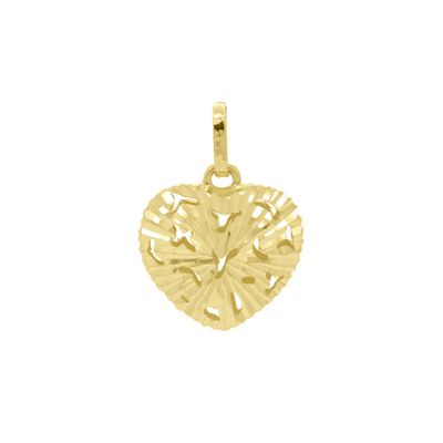 Pingente De Ouro 18k Coração Estelar - 103297 - Fábrica do Ouro ®️