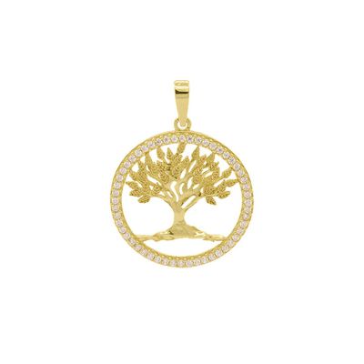 Pingente De Ouro 18k Árvore Da Vida Média - 101966 - Fábrica do Ouro ®️