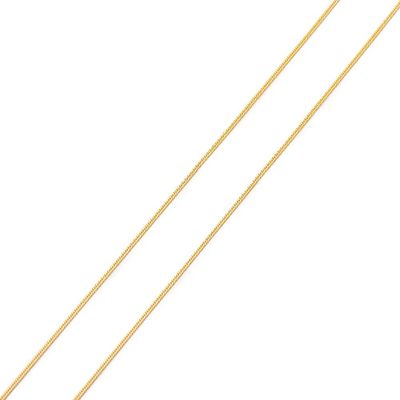 Corrente De Ouro 18k Groumet De 1mm Com 70cm - 101880 - Fábrica do Ouro ®️
