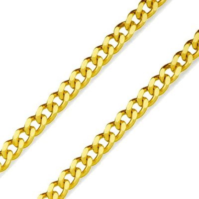 Corrente De Ouro 18k Groumet De 5,3mm Com 60cm - 101130 - Fábrica do Ouro ®️