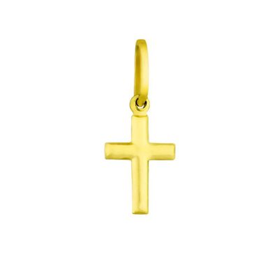 Pingente de Ouro 18k Cruz Menor - 103432 - Fábrica do Ouro ®️