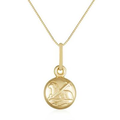 Pingente De Ouro 18k Agnus DeiMédio