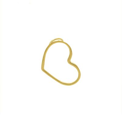 Pingente De Ouro 18k Coração - 103378 - Fábrica do Ouro ®️
