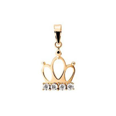 Pingente De Ouro 18k Coroa Classic - 101997 - Fábrica do Ouro ®️